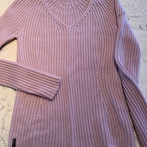 Prada  Ladies pink ribbed sweater